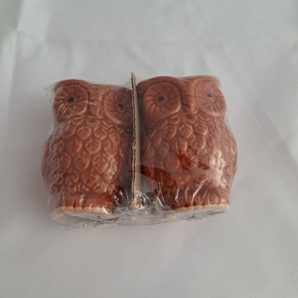 Retro Style Owl Salt and Pepper Shakers - Picture 2 of 8